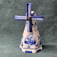 Старт с 1 Рубля !!! Статуэтка Фарфор Ветряная Мельница Гжель !!!