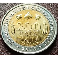 Западная Африка (ВСЕАО) 200 франков, 2010    ( 1-15-5 )
