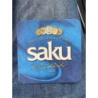 Подставка под пиво Saku /Эстония/ No 2