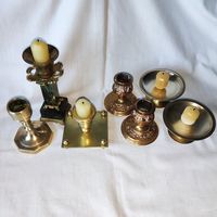 Небольшие подсвечники, разные парные и одиночные. Отличное состояние! Цены от 35 руб.
