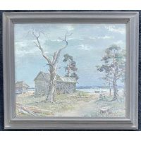 Ходорович В.П "На поўначы", 1994г. Холст, масло. Размер 38х46 см.