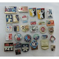 Значки города "Норильск" СССР - 29 шт. Алюминий.