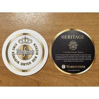 Подставка под пиво Warsteiner (Германия) No 5