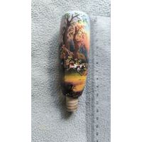 Антикварная фарфоровая чашка трубки."Охота на зайца". Германия.19в Охотничья серия "Егерьская"