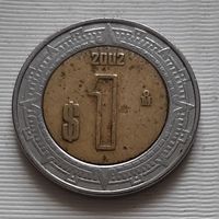 1 песо 2002 г. Мексика