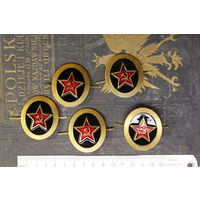 Кокарда морская пехота СССР. новые. одним лотом. Распродажа коллекции вещей. С РУБЛЯ! АУКЦИОН!