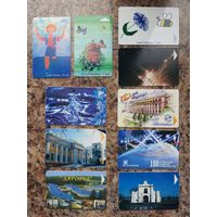 Лот телефонных карт РБ N15 (10 шт.)