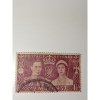 Великобритания 1937 к коронации короля Георга VI и королевы Елизаветы.