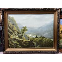 Картина репродукция утро в горах ссср с рубля