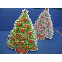 Новогодняя настольная ёлка- сюрприз Magic Time с отрывными окошками