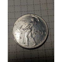 50 лир Италия  1955 год