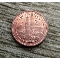Werty71 Гибралтар 2 пенса 2003