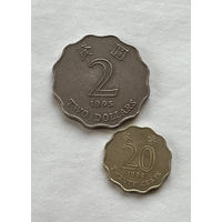 ГонКонг 2 монеты