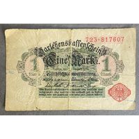 Банкнота 1 марка 1914 год. Германская империя.