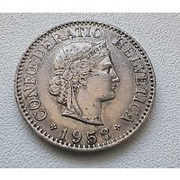 Швейцария 5 раппенов, 1958 1-15-41