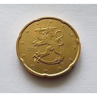 Финляндия 20 евроцентов, 2008  UNC