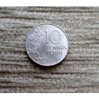 Werty71 Финляндия 10 пенни 1993 Соты Пчела