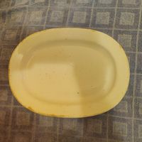 Блюдо овальное мастер Кузнецов клеймо