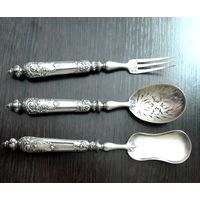 Стволовые приборы из серебра 950 пробы Париж Франция