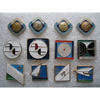 Виды спорта, цена за 1 шт., на выбор.