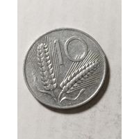 Италия 10 лир 1956