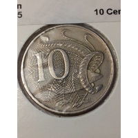 10 цент Австралия 1968 год