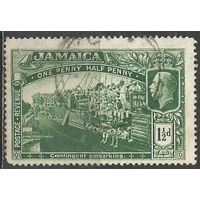 Ямайка. Король Георг V. 1-я Мировая Война. 1919г. Mi#73.