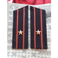 Погоны  ВМФ   СССР  Морская пехота  Чёрные