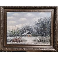 Картина маслом "Хуторок"