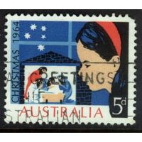Австралия - 1964 [Mi. 348] Гашеная (AU07)