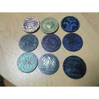 Биты, фишки игровые 90-е, редкие