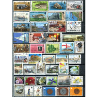 Гернси, Великобритания - 40+ марок - гашёные. #4-W1-122-D-1