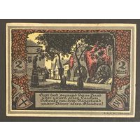Нотгельд 2 марки 1921 год. Болькенхайн. Веймарская республика