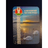 Календарик 2007 г.  Санаторий Белая Русь (Мядельский р-он).