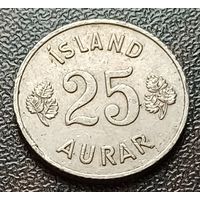 Исландия 25 эйре, 1957    ( 1-3-2 )
