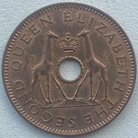 Родезия и Ньясаленд 1/2 пенни 1957 г.