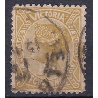134.Aust. Великобритания. Австралийские штаты. Виктория. Стандарт. 1905 г. 4p. Mi.#151A.