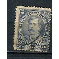 Коста-Рика - 1887 - Президент Альфаро 5С - [Mi.15] - 1 марка. Гашеная.  (LOT Gs25)-T3P48