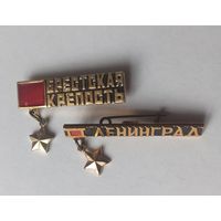 Знак  значок присвоенные и награждённые золотой звездой