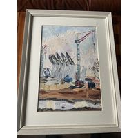 Михеева В.Н. Динамо. Минск. Х/м 37х50