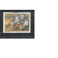 Новая Каледония-2001(Мих.1249) , *  ,  Спорт, Велоспорт , Велосипеды, ОИ(одиночка)