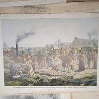 Энциклопедическая гравюра Германия. 19-20века 24х35см.    РАСПРОДАЖА КОЛЛЕКЦИИ.