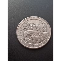 США 25 центов ) 2016 г. D - Национальный парк Теодора Рузвельта