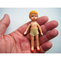 Мини кукла из СССР 50-60е годы. Целулоид. Клеймо зеркальное Б.