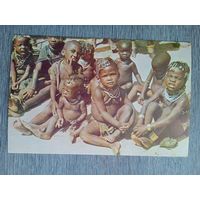 Этнография. Ангола. Группа мальчиков