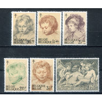 Бельгия - 1963г. - картины Рубенса, борьба с туберкулёзом - 6 марок - полная серия, MLH, 1 марка MH [Mi 1332-1337]. #2-Be-46-KS-3
