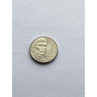 5 центов 2022 г., США. Цена за 1 монету.