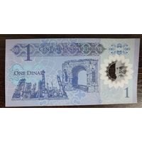 Ливия 1 динар 2019 год P-85a полимер UNC