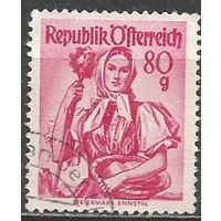 Австрия. Национальные костюмы. Эннсталь. 1949г. Mi#908.