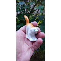 КОЛЛЕКЦИОННАЯ ФАРФОРОВАЯ СТАТУЭТКА КОТ ОЗОРНИК  ЗКХ СССР ОРИГИНАЛ  .  Распродажа Коллекции !!! . Экспресс  Аукцион не с рубля без МПЦ и прочего 3 ДНЯ  .Много лотов в продаже .